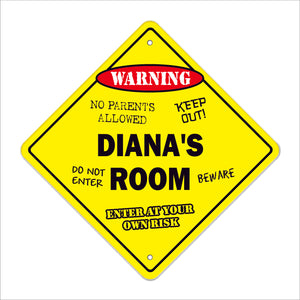 Diana's Room Sign