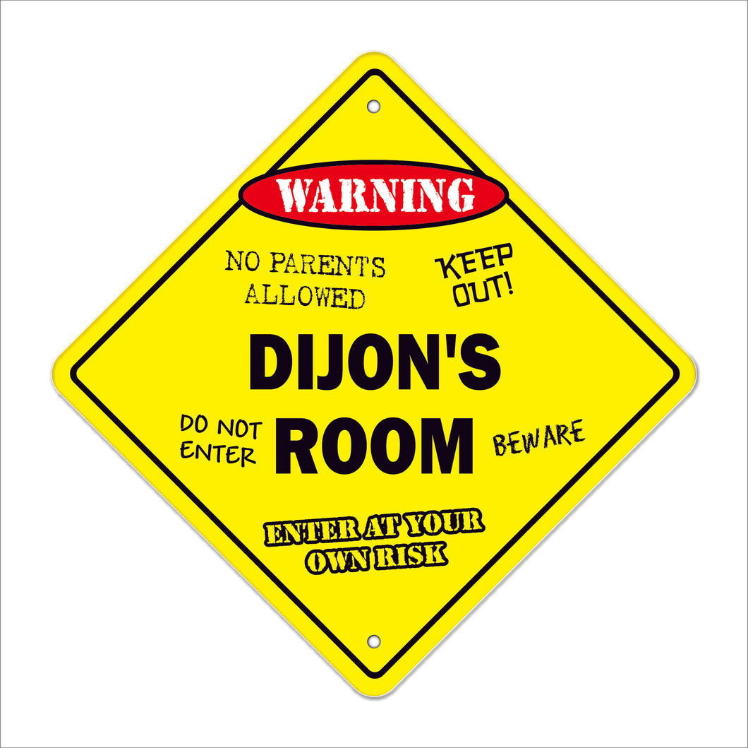 Dijon's Room Sign