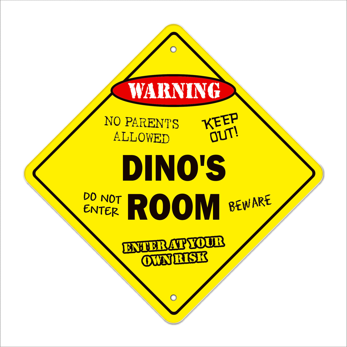Dino's Room Sign