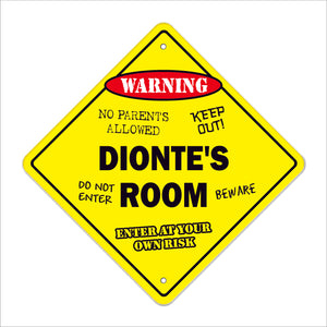 Dionte's Room Sign