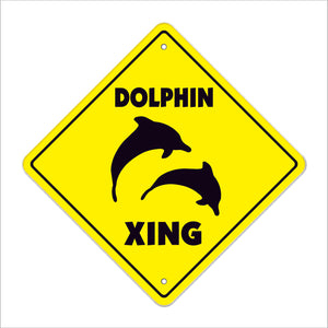 Dolphin Crossing Sign