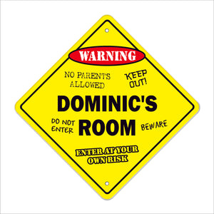 Dominic's Room Sign