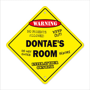 Dontae's Room Sign