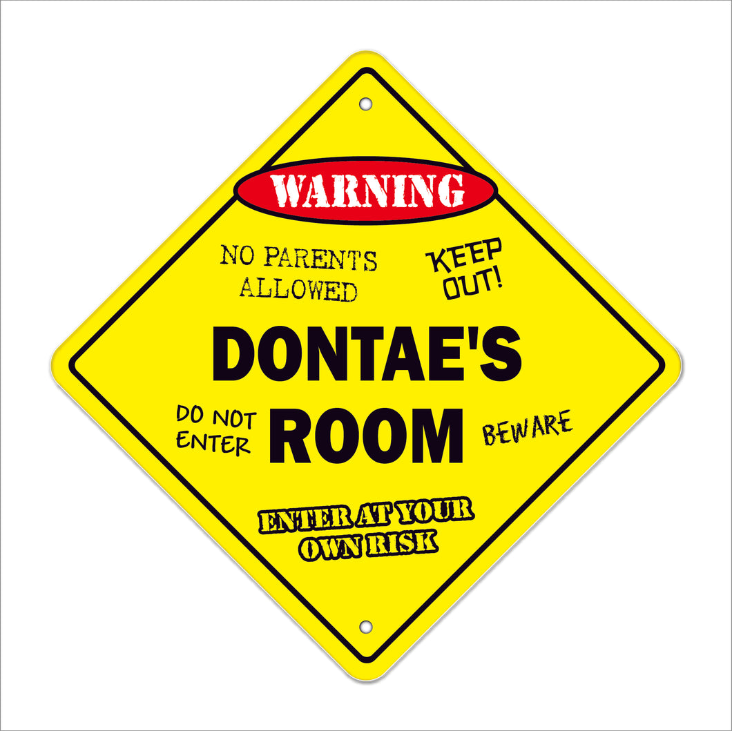 Dontae's Room Sign