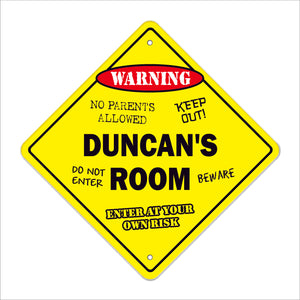 Duncan's Room Sign