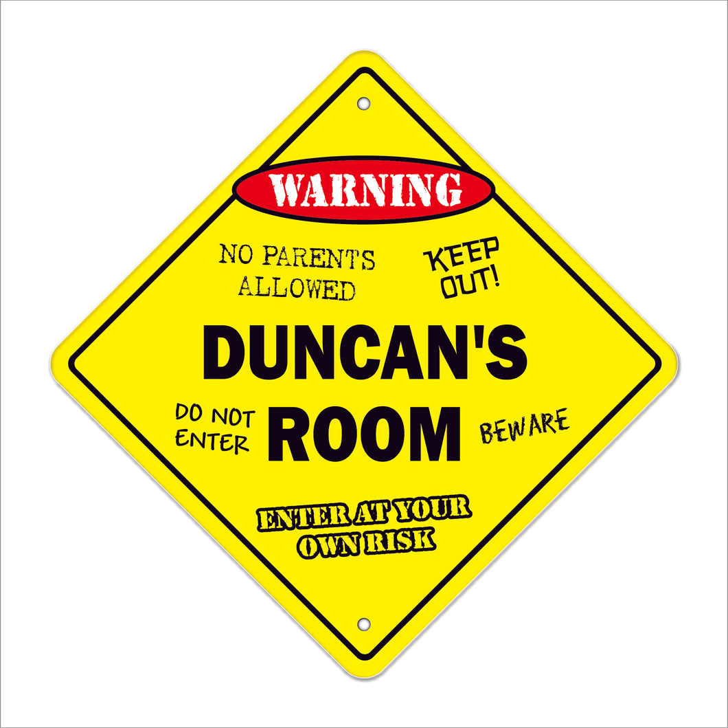 Duncan's Room Sign