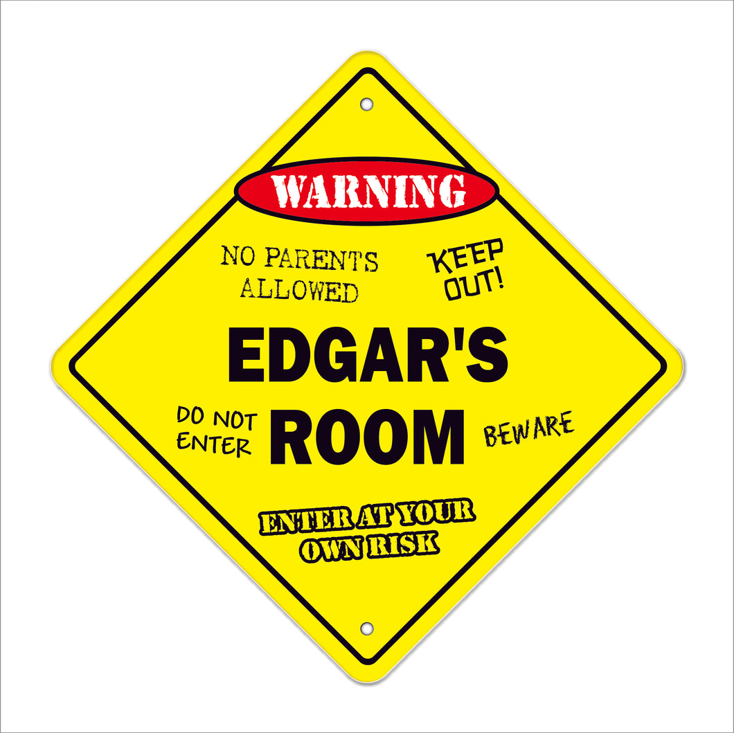 Edgar's Room Sign