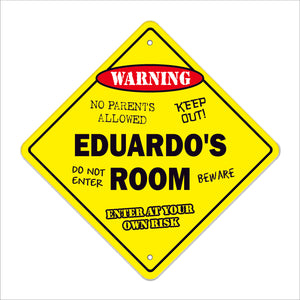 Eduardo's Room Sign