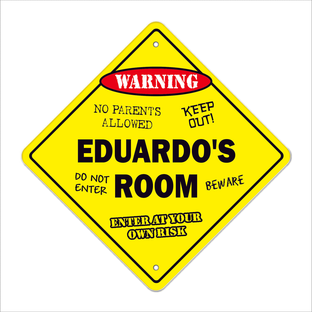 Eduardo's Room Sign