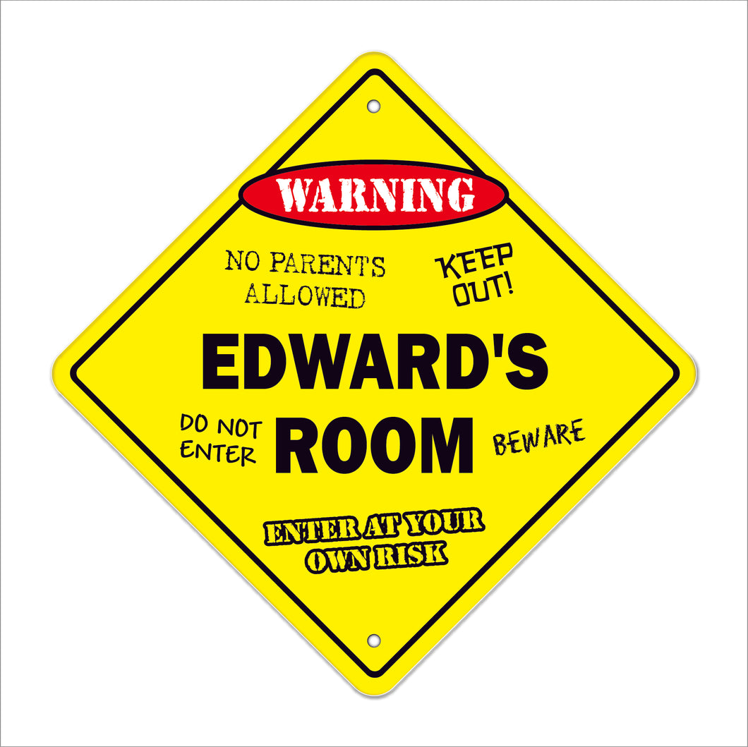 Edward's Room Sign