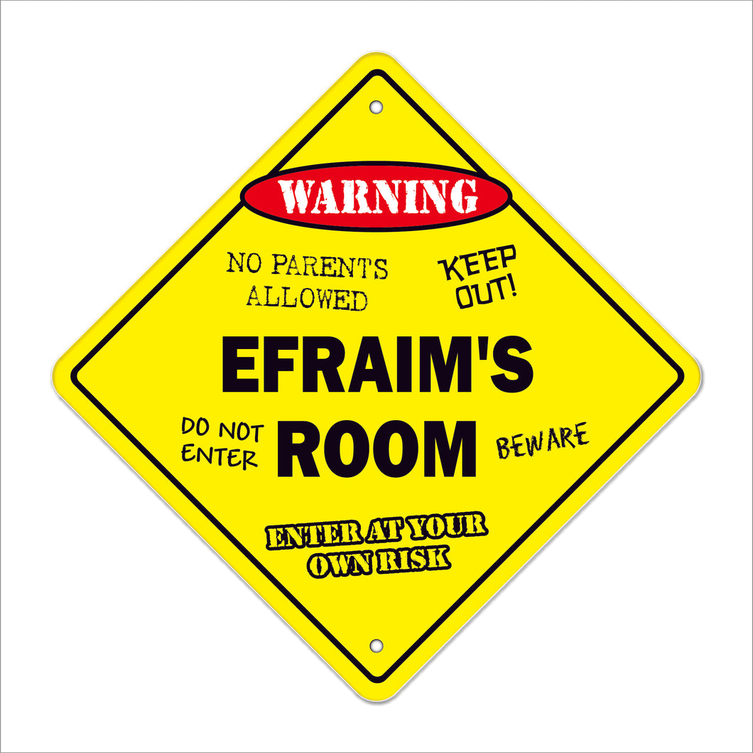 Efraim's Room Sign