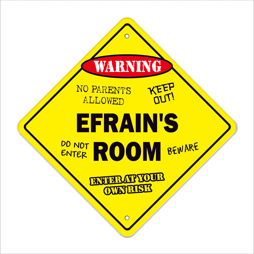 Efrain's Room Sign