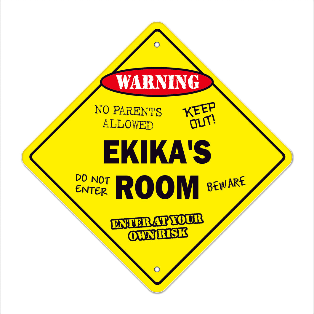 Ekika's Room Sign