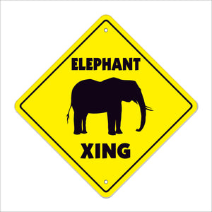 Elephant Crossing Sign