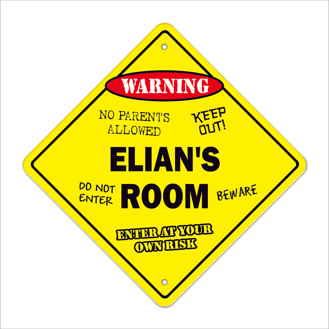 Elian's Room Sign