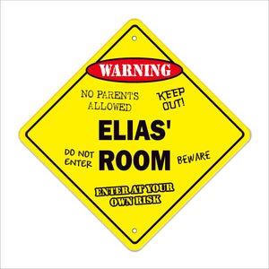 Elias' Room Sign