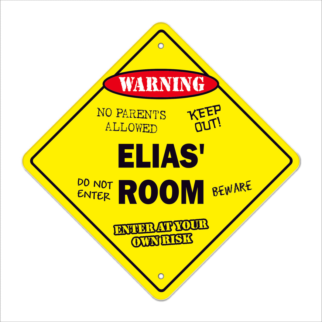 Elias' Room Sign