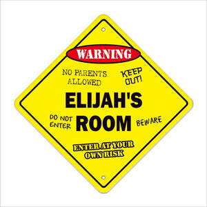 Elijah's Room Sign