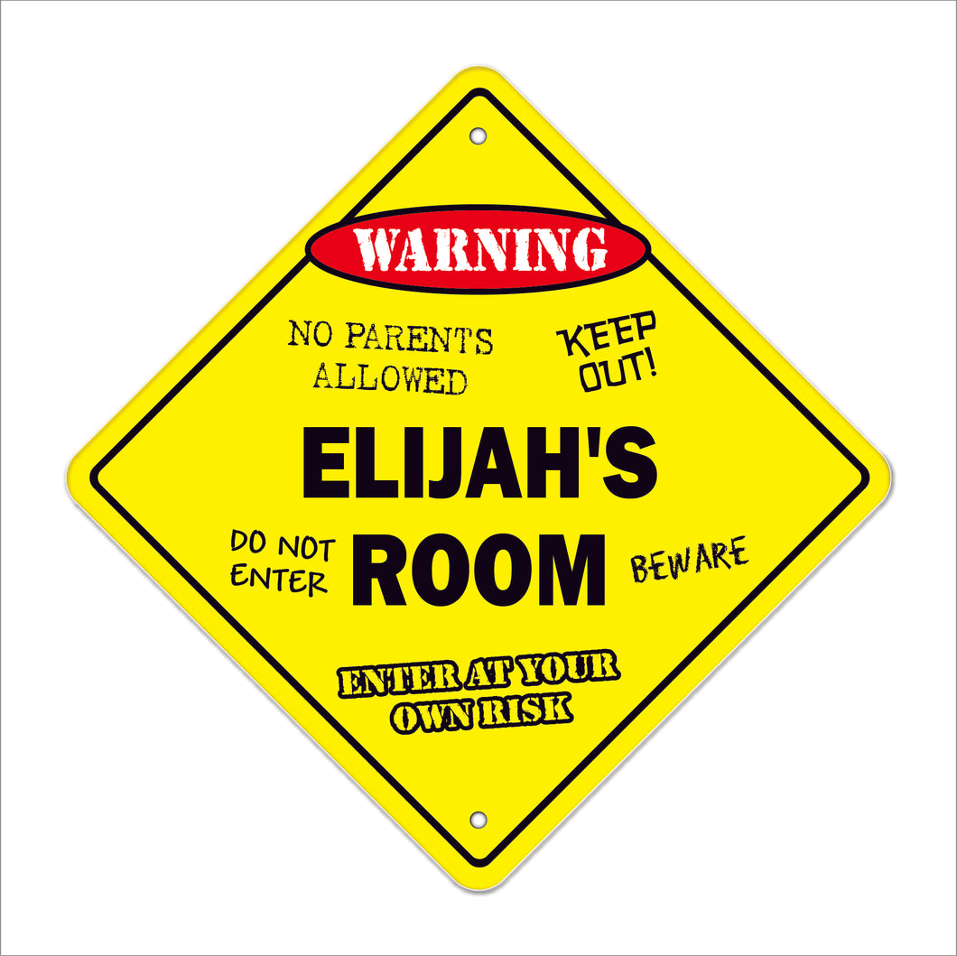 Elijah's Room Sign