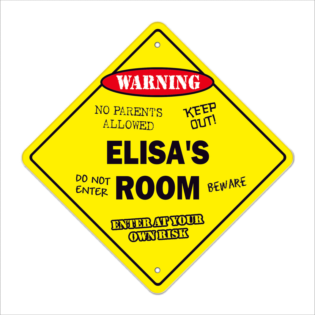 Elisa's Room Sign