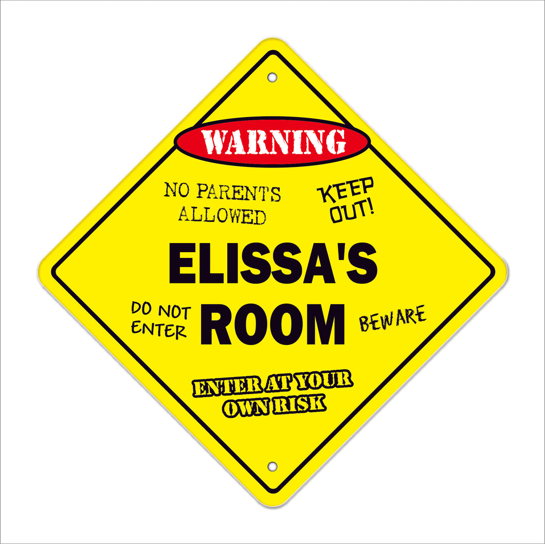 Elissa's Room Sign