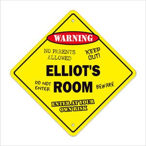 Elliot's Room Sign