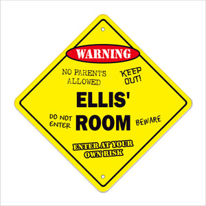 Ellis' Room Sign