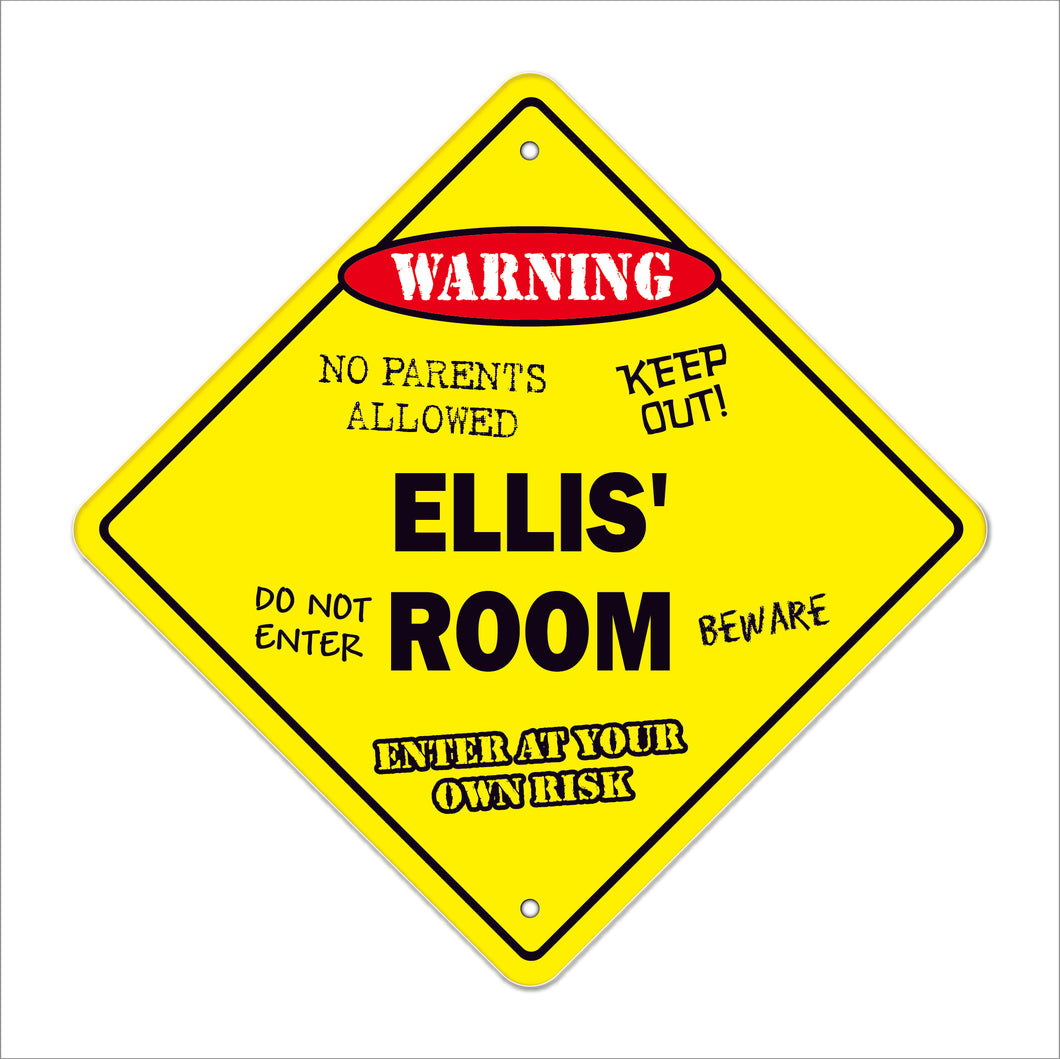 Ellis' Room Sign