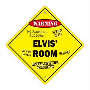 Elvis' Room Sign