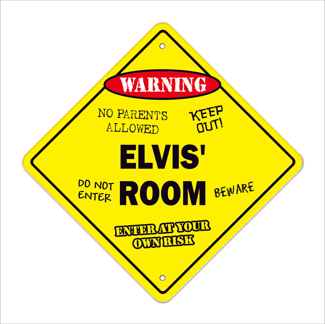 Elvis' Room Sign