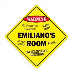 Emiliano's Room Sign