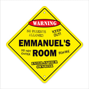 Emmanuel's Room Sign