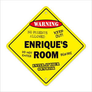 Enrique's Room Sign