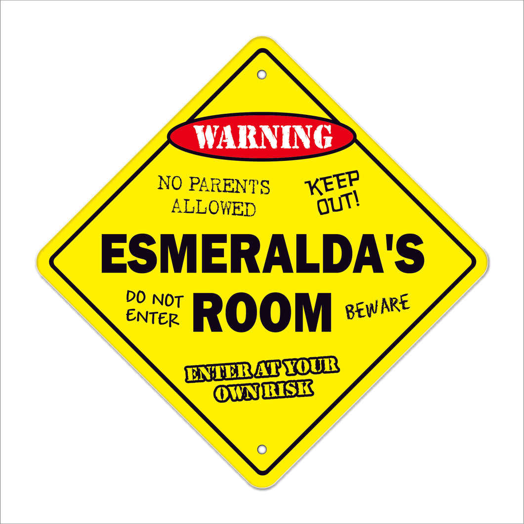 Esmeralda's Room Sign