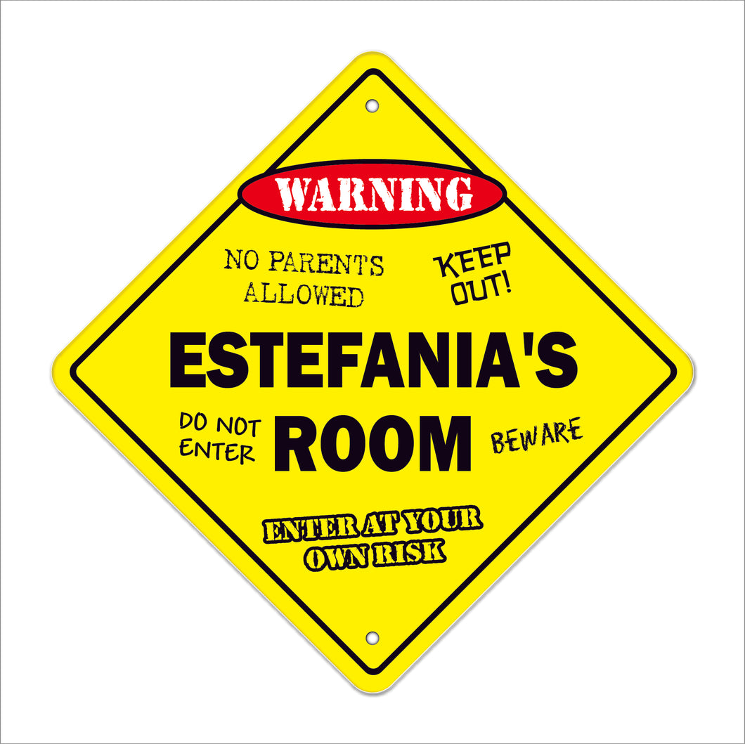 Estefania's Room Sign