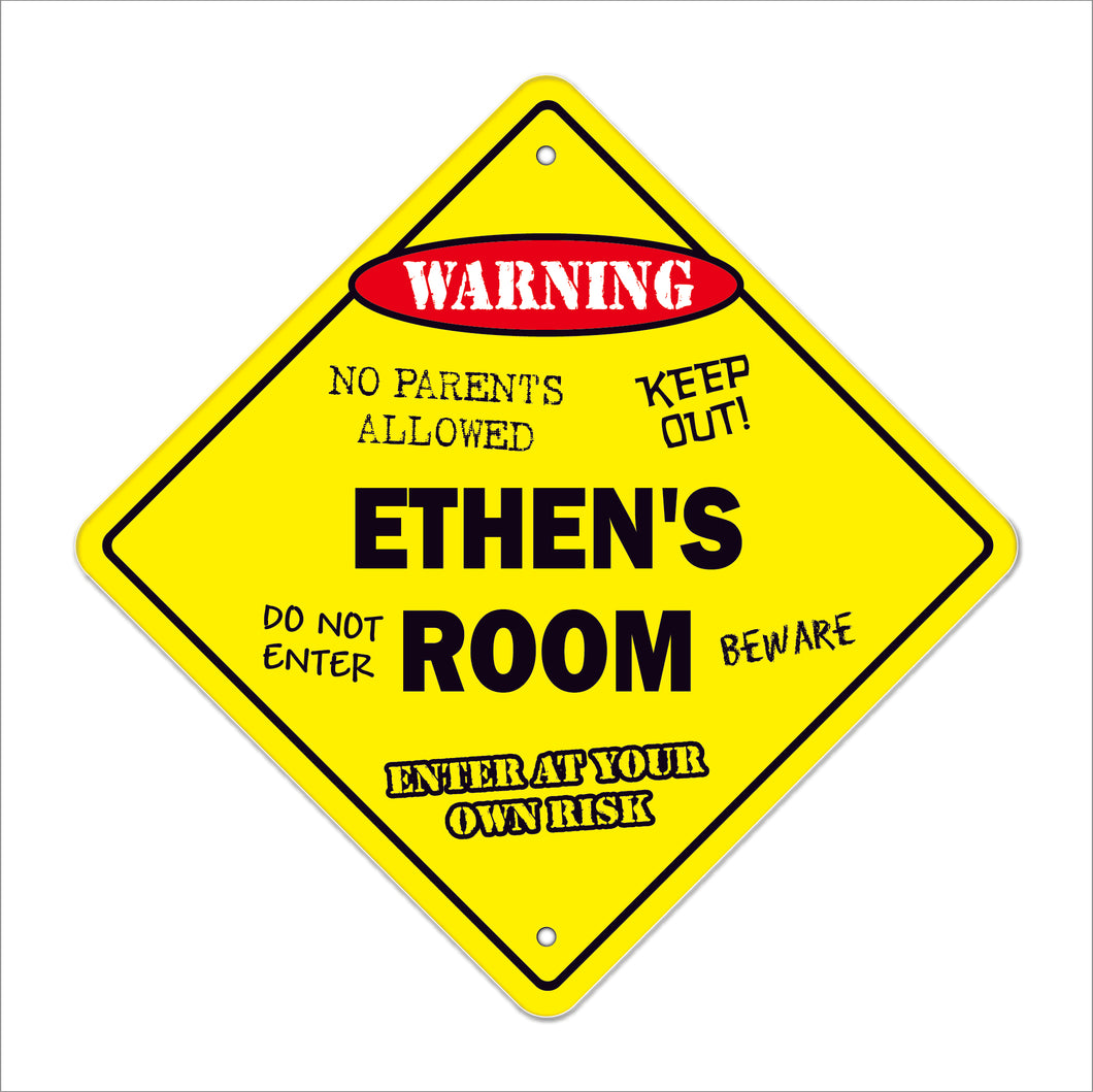 Ethen's Room Sign