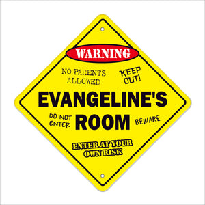 Evangeline's Room Sign