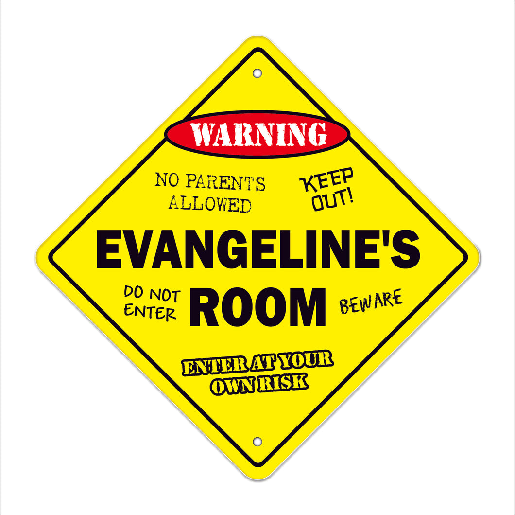 Evangeline's Room Sign