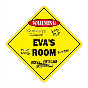 Eva's Room Sign