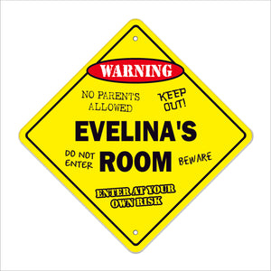 Evelina's Room Sign