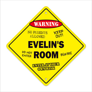 Evelin's Room Sign