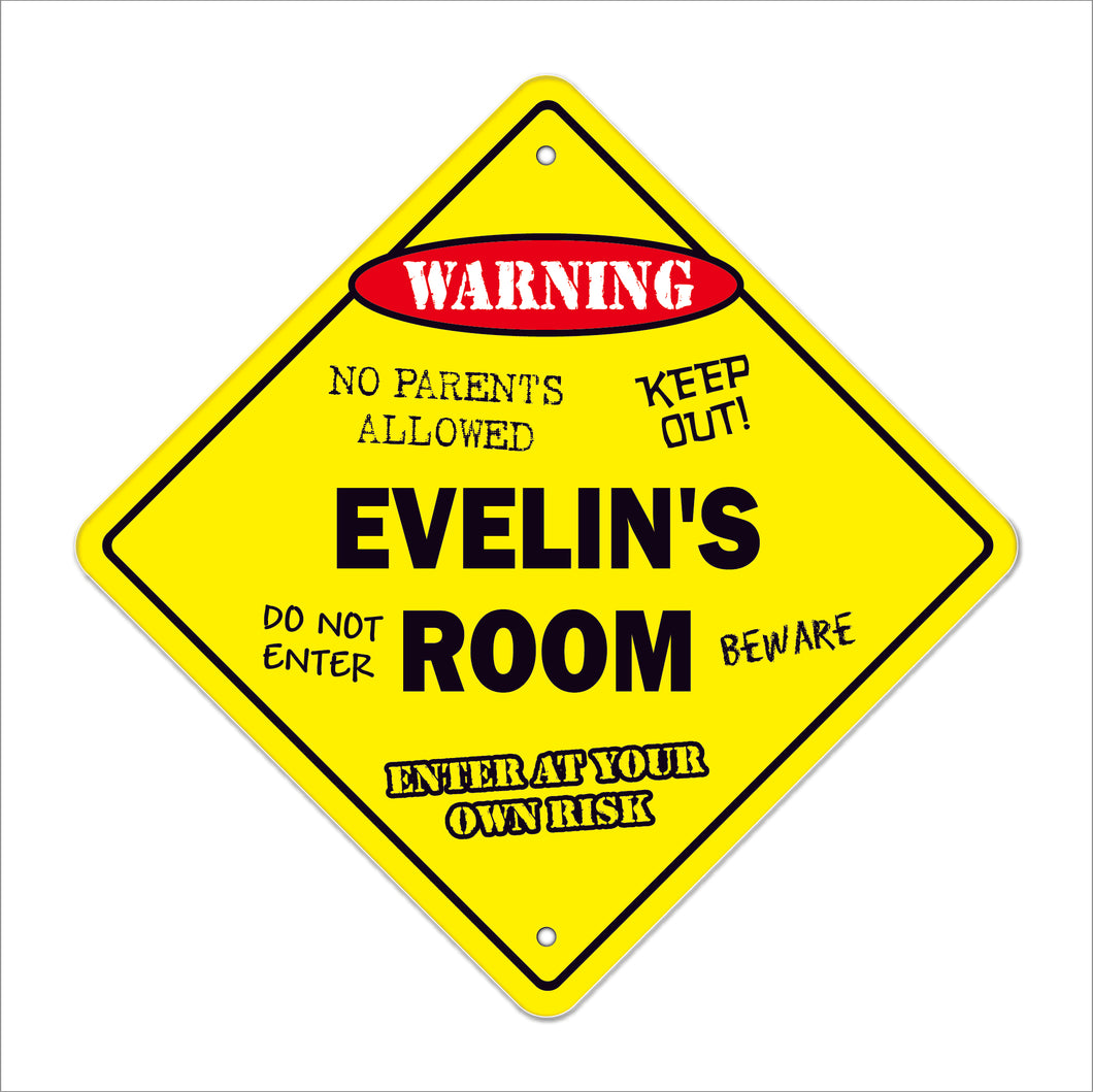 Evelin's Room Sign