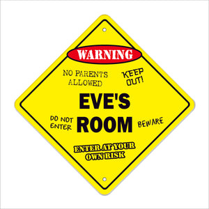 Eve's Room Sign