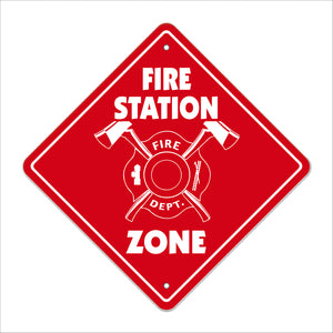 Fire Station Crossing Sign