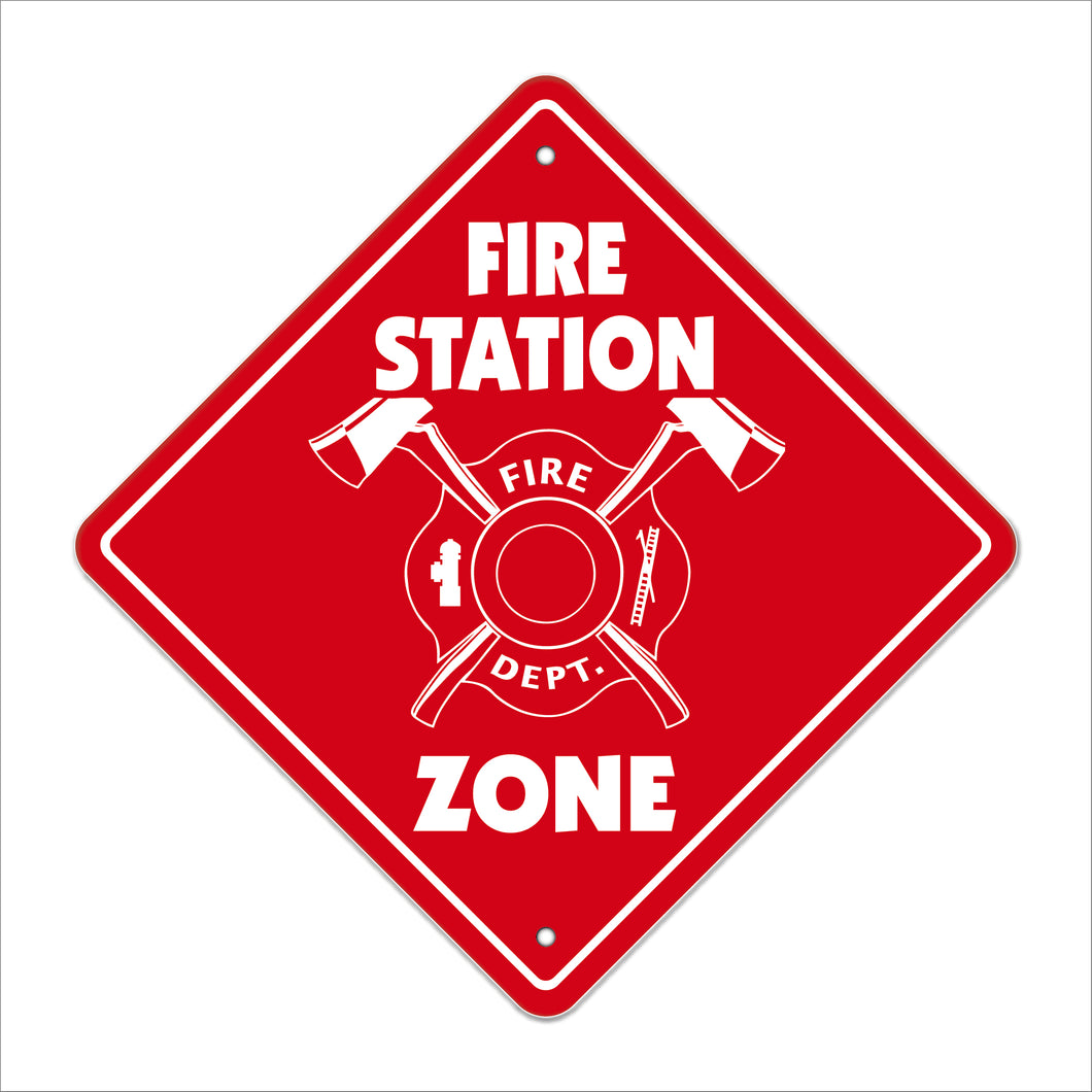 Fire Station Crossing Sign