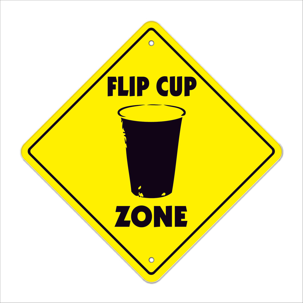 Flip Cup Crossing Sign