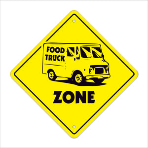 Food Truck Crossing Sign