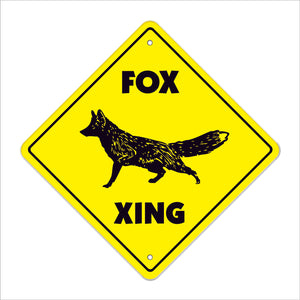 Fox Crossing Sign