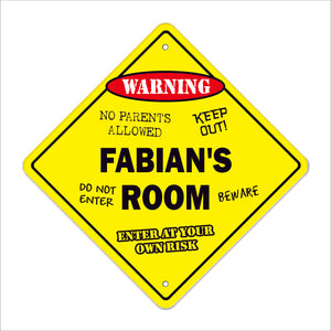 Fabian's Room Sign