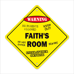 Faith's Room Sign